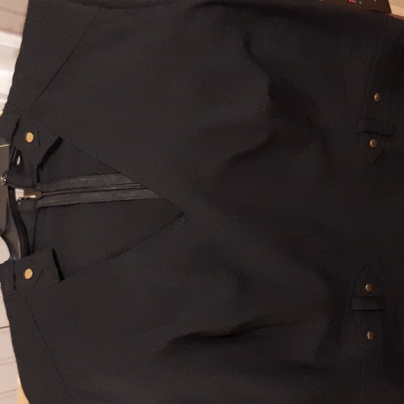 New W/Tags Women's Black Sharagano Stretch Sleeveless Dress Size 12 - Picture 9 of 10